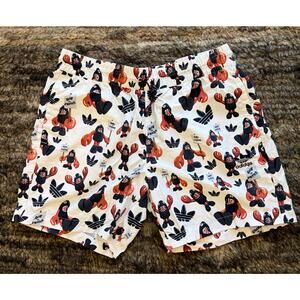 Adidas x Phillip Colbert “Save The Lobster” Board Shorts 6" inseam Large